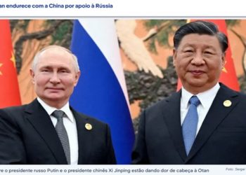 Otan endurece com a China por apoio à Rússia