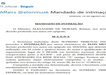 STF BLOQUEIA TWITTER