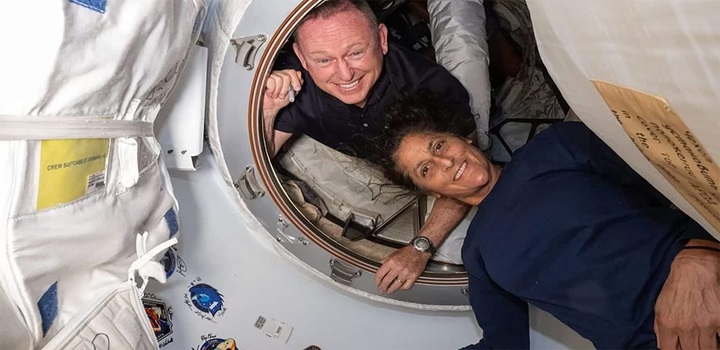 astronautas presos no espaço retornarão à Terra em 2025
