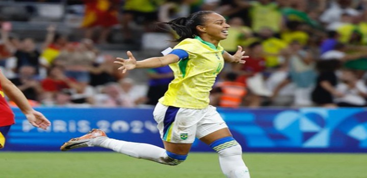 BRASIL X ESPANHA FUTEBO, FEMININO