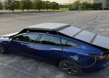 painel solar em carros eletricos