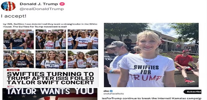 donald trump taylor swift