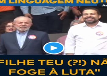 Boulos apaga vídeo de comício em que Hino Nacional é cantado em linguagem neutra; veja repercussão