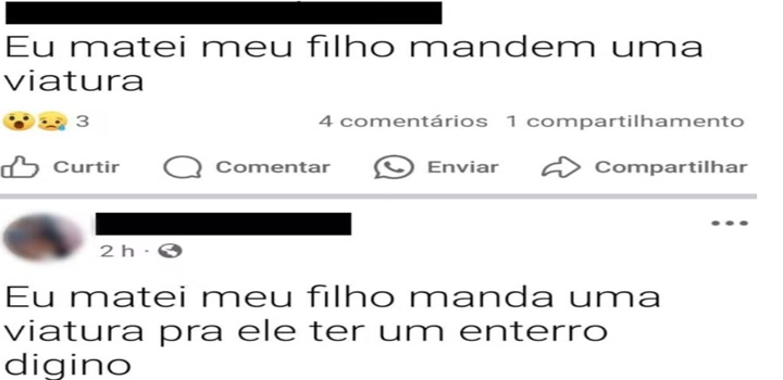 mãe mata filho em saquarema