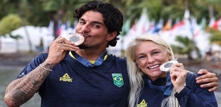 GABRIEL MEDINA E TATIANA WESTON