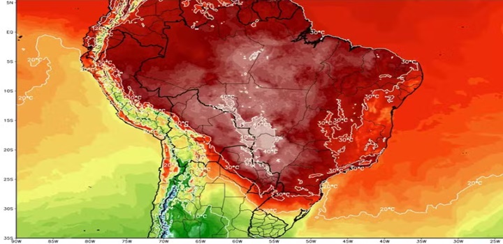 onda de calor no inverno