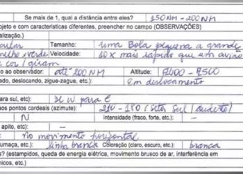 relatos de ovnis arquivo nacional