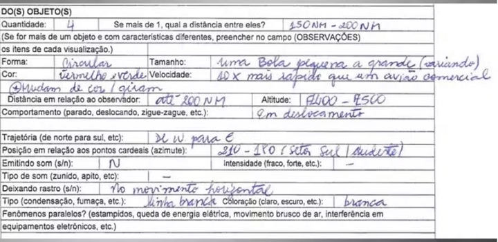 relatos de ovnis arquivo nacional