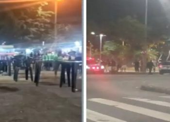 ataque a tiros em praça do rj
