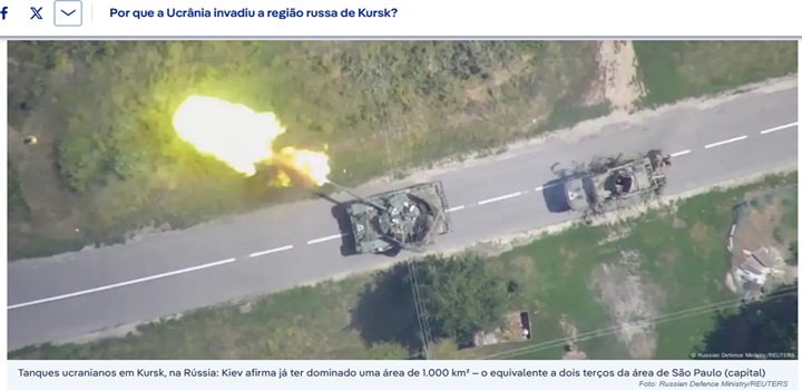 Por que a Ucrânia invadiu a região russa de Kursk?