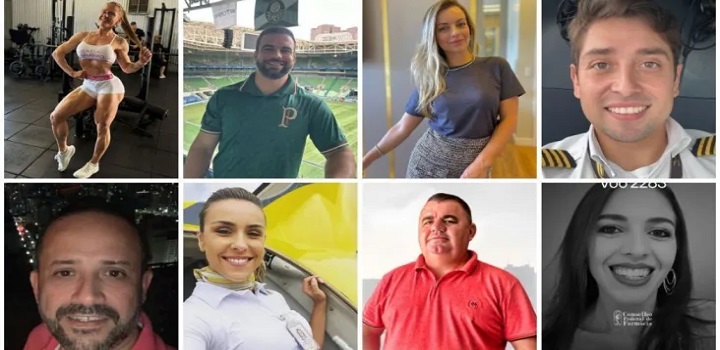 vitimas da queda de avião em vinhedo