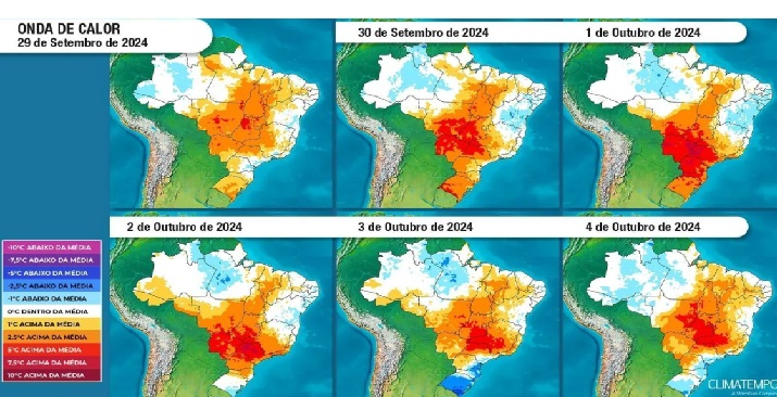 ONDA DE CALOR NO BRASIL