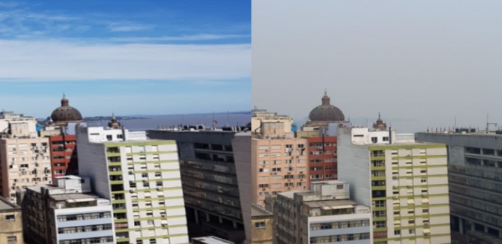 “Chuva preta” é registrada no RS; fenômeno é decorrente das queimadas no país