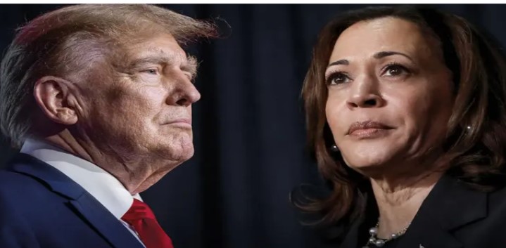kamala harris x donald trump