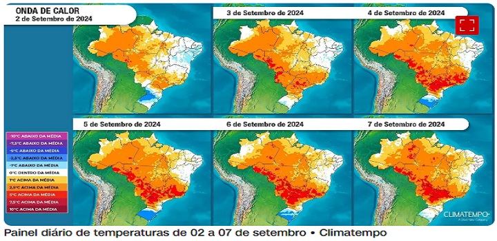 Alerta: maior e mais poderosa onda de calor sufocante do ano começa hoje; veja áreas afetadas