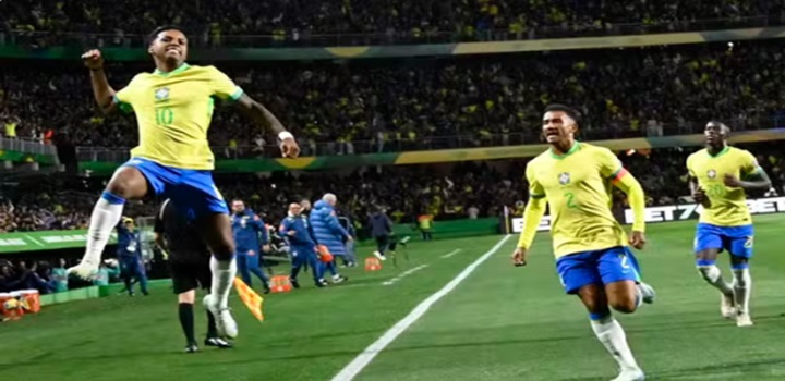 Rodrygo em Brasil x Equador (Foto: Andre Durão - GE)
