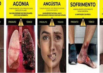 NOVAS ADVERTENCIAS EMBALAGENS DE CIGARRO