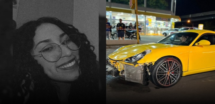 novo acidente com porsche