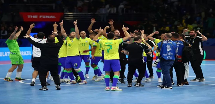 brasil campeão futsal