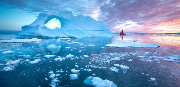 derretimento do oceano ártico