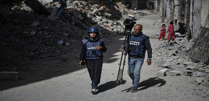 jornalistas mortos em gaza