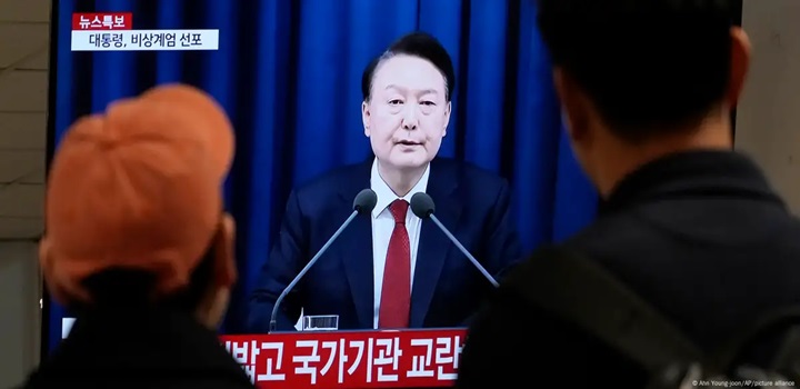 lei marcial na coreia do sul