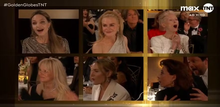 Veja a reação de Selton Mello e concorrentes à vitória de Fernanda Torres no Globo de Ouro 2025