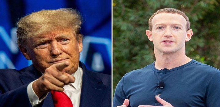 mARK ZUCKERBERG FACEBOOK DONALD TRUMP
