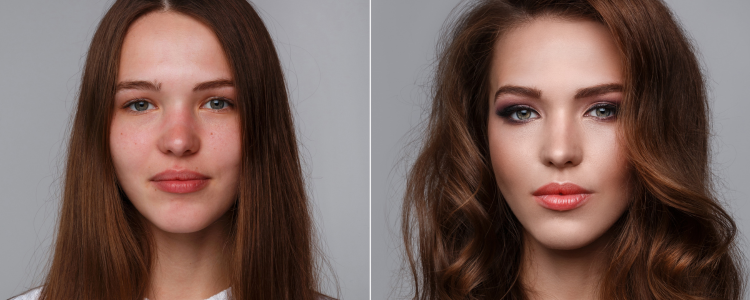 Como as redes sociais e os filtros digitais criam expectativas irreais de beleza, afetando a autoestima das jovens.