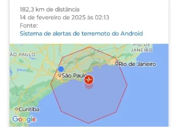 alerta de terremoto