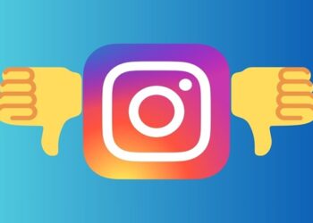 Instagram botão não curtir