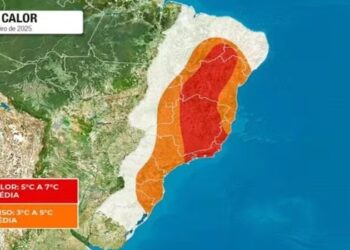onda de calor no brasil