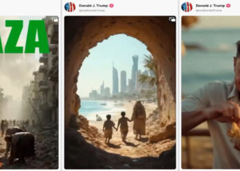 video de donald trump sobre gaza