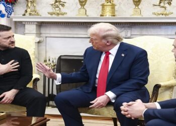trump briga com zelensky