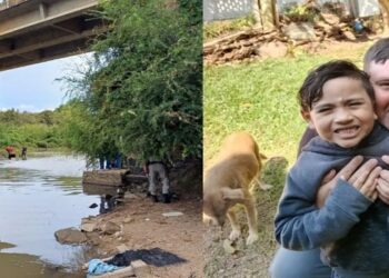 PAI ARREMESSA FILHO DE PONTE