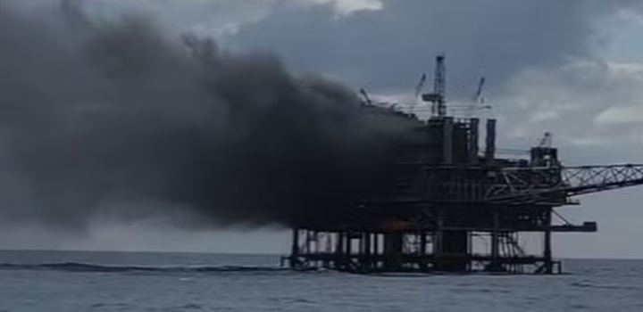 incendio plataforma bacia de campos