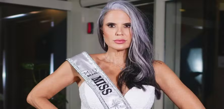 primeira mulher brasileira 50+ a concorrer no Miss Universe Brasil