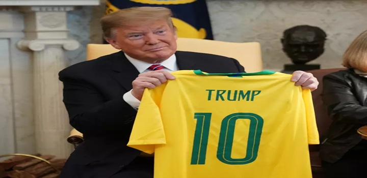 donald trump fala do brasil