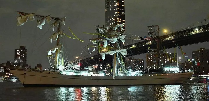 acidente navio nova york