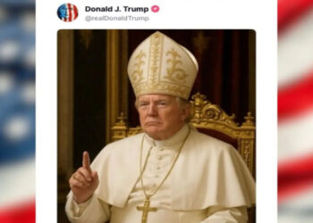 foto de trump papa