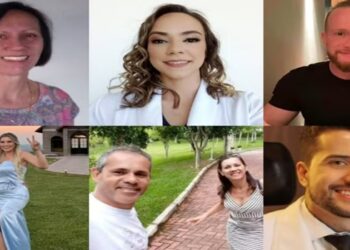 mortos em queda de balão