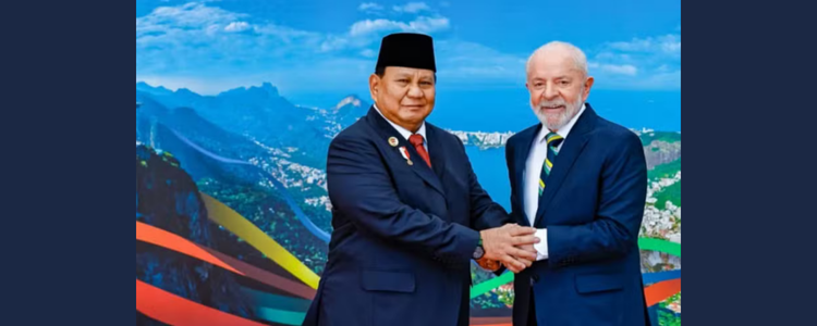 Visita oficial de Prabowo Subianto ao Brasil avança acordos bilaterais, enquanto morte de turista brasileira na Indonésia permanece como pano de fundo.