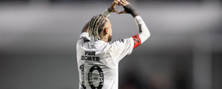 descrição: Neymar foi decisivo mais uma vez e garantiu a vitória do Santos sobre o Flamengo por 1x0 no Campeonato Brasileiro.
