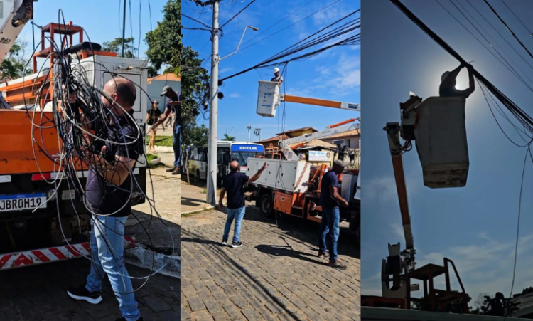 A Prefeitura de Búzios anuncia novas ações contra fiação irregular em diversos bairros, cobrando empresas responsáveis e priorizando segurança e paisagem urbana.