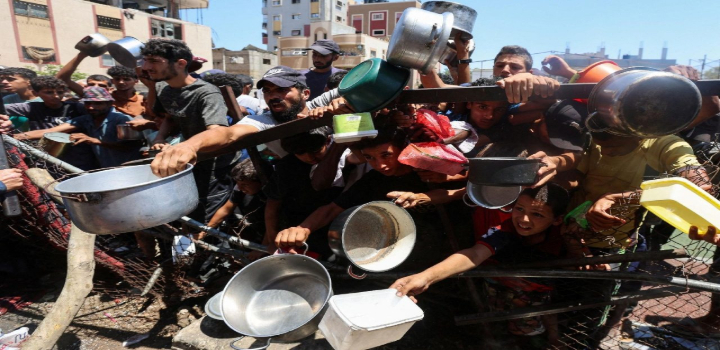 ongs denunciam fome em gaza