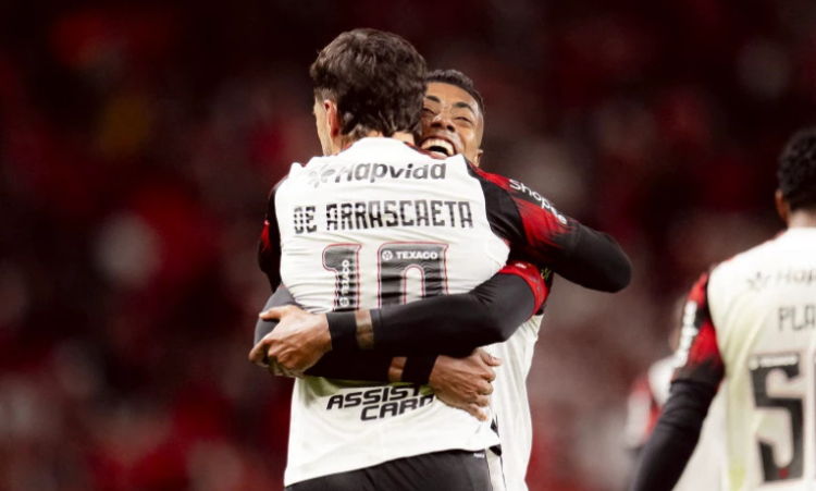 Flamengo conquista classificação para as quartas de final da Copa Libertadores ao derrotar o Internacional por 2 a 0 no Beira-Rio. Próxima parada: Estudiantes, da Argentina.