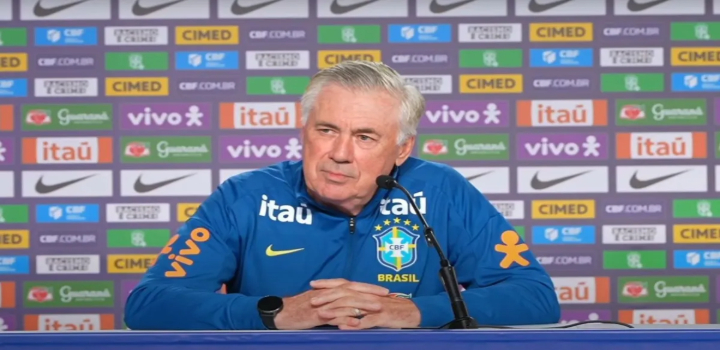 Carlo Ancelotti explicou a ausência de Neymar na Seleção e disse que a decisão foi técnica, embora critérios físicos também tenham pesado.