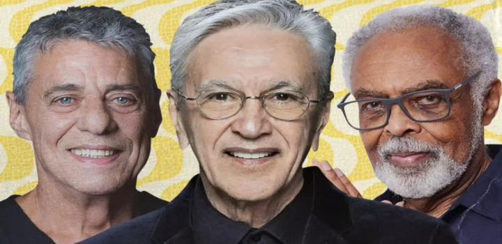 Caetano, Chico, Gil e Djavan participam de protestos neste domingo (21) contra a PEC da Blindagem e o projeto de anistia. Atos ocorrerão em diversas capitais, com destaque para Copacabana e Avenida Paulista.