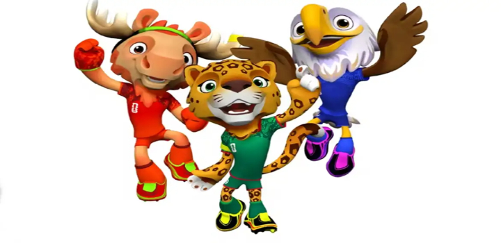 A Fifa revelou os mascotes da Copa de 2026: Maple (alce do Canadá), Zayu (onça-pintada do México) e Clutch (águia-americana dos EUA), destacando a cultura e o espírito de cada nação anfitriã.