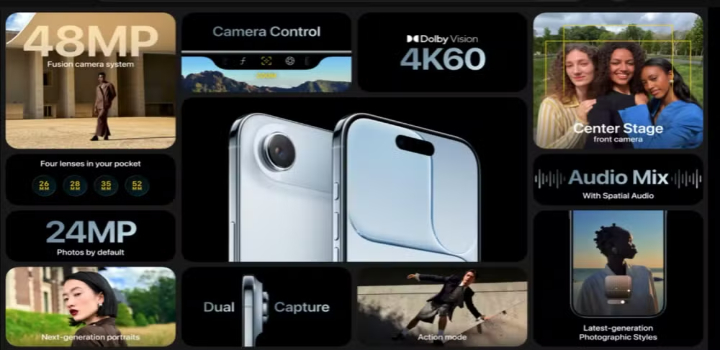 Apple lança iPhone 17 com novo design e chip A19, além do ultrafino iPhone 17 Air. Novos Apple Watches e AirPods Pro 3 também chegam com recursos inéditos.